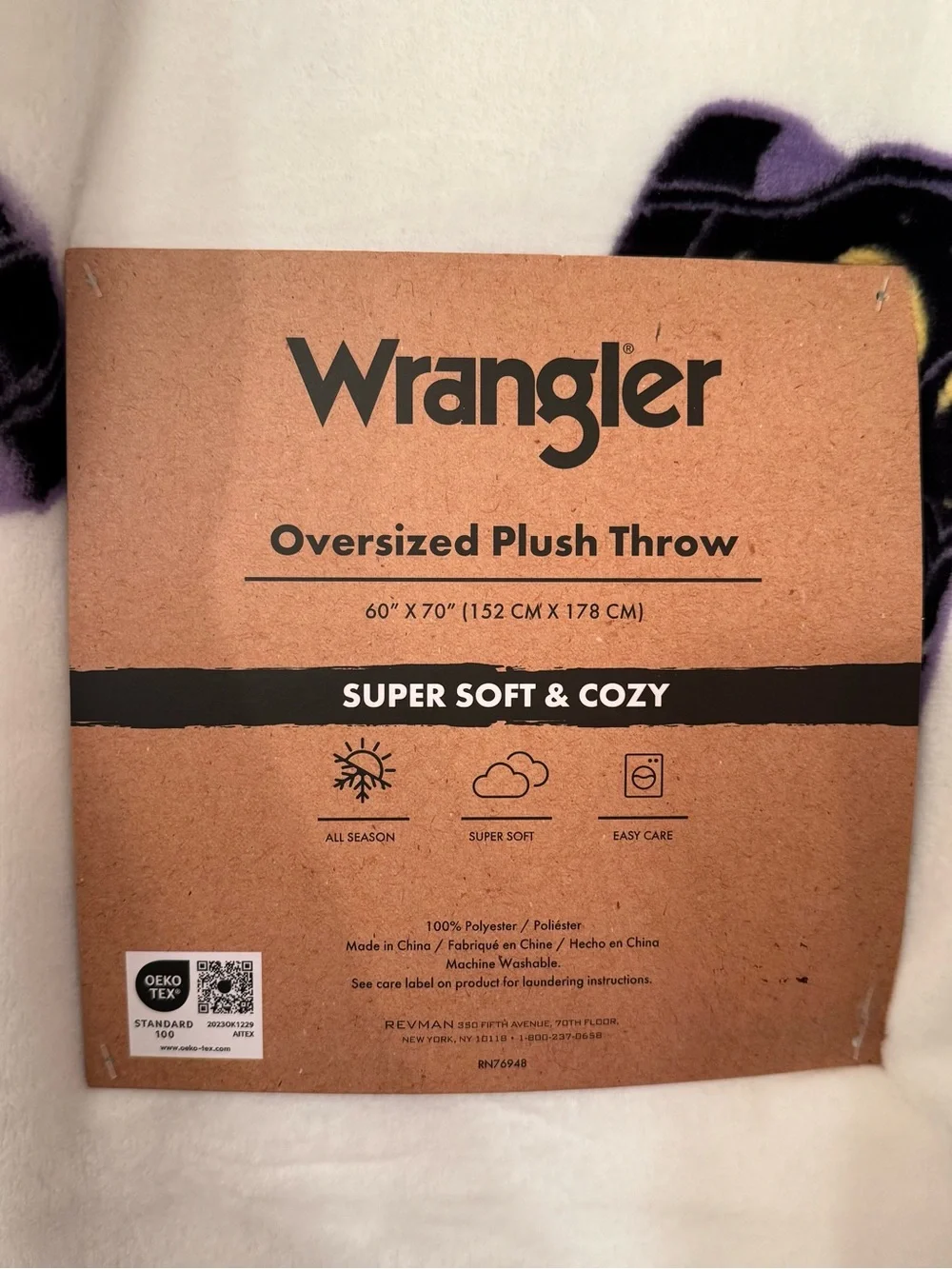 Wrangler Boots Halloween Blanket